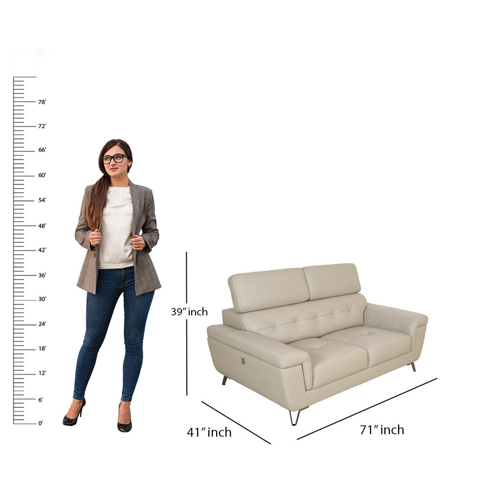 MAARK LEATHER SOFA SET (3+2) 2266 MOCHA COLOUR HT