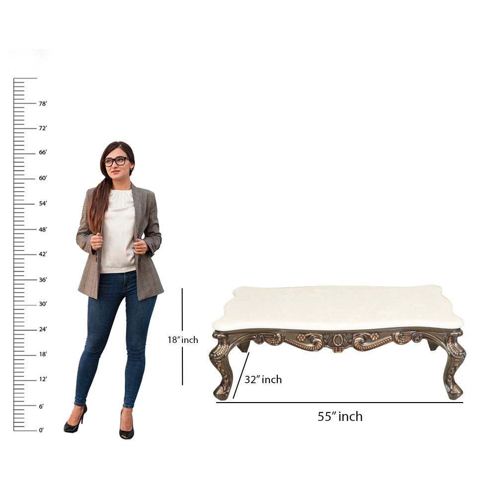 MAARK MARBLE TOP COFFEE TABLE MONALISA SM