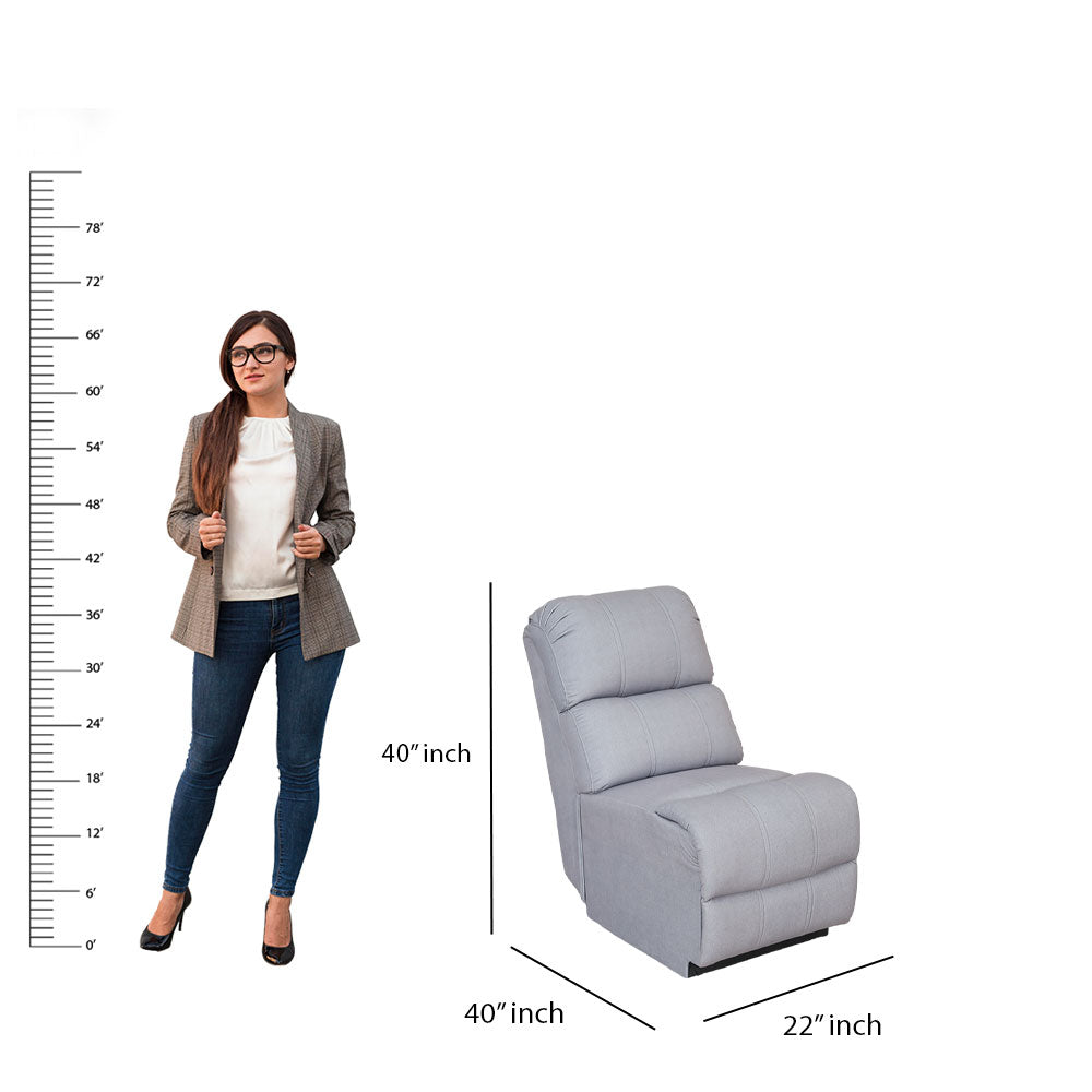 MAARK CORNER MANUAL RECLINER FABRIC SOFA 5 SEATER F211