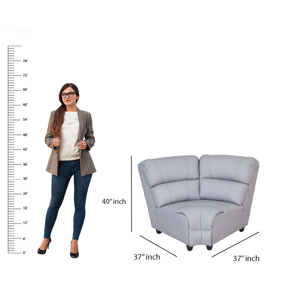 MAARK CORNER MANUAL RECLINER FABRIC SOFA 5 SEATER F211