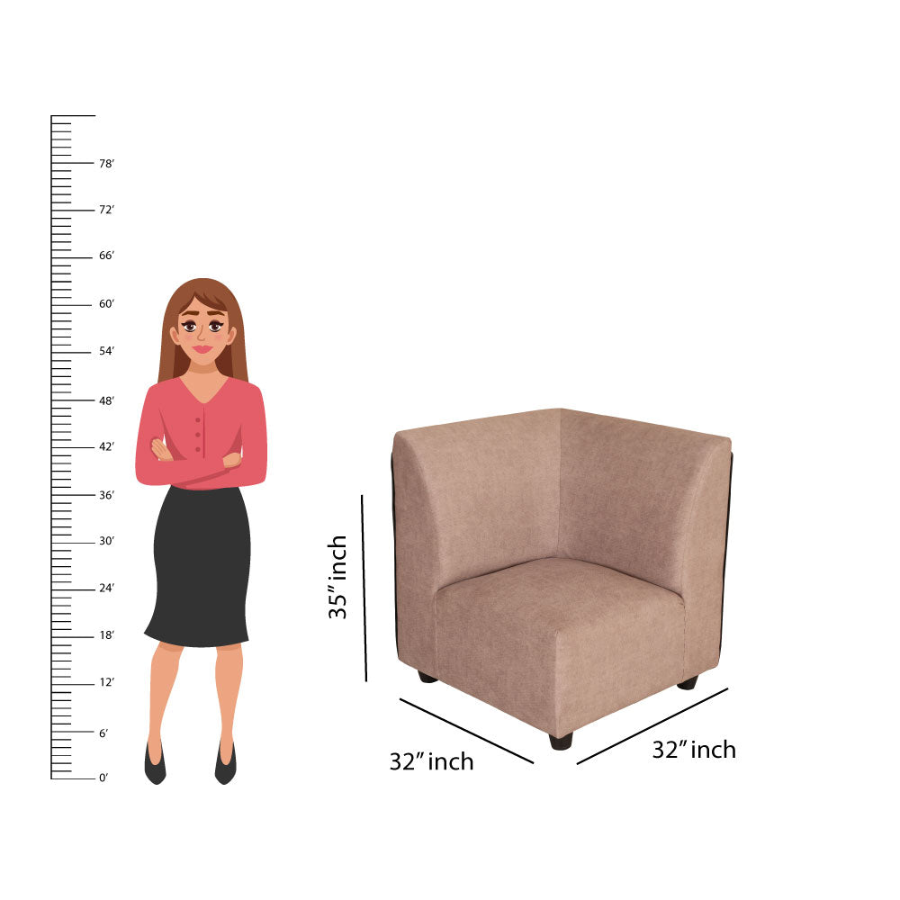 MAARK FABRIC CORNER SOFA 5 SEATER RICH MONTAIN