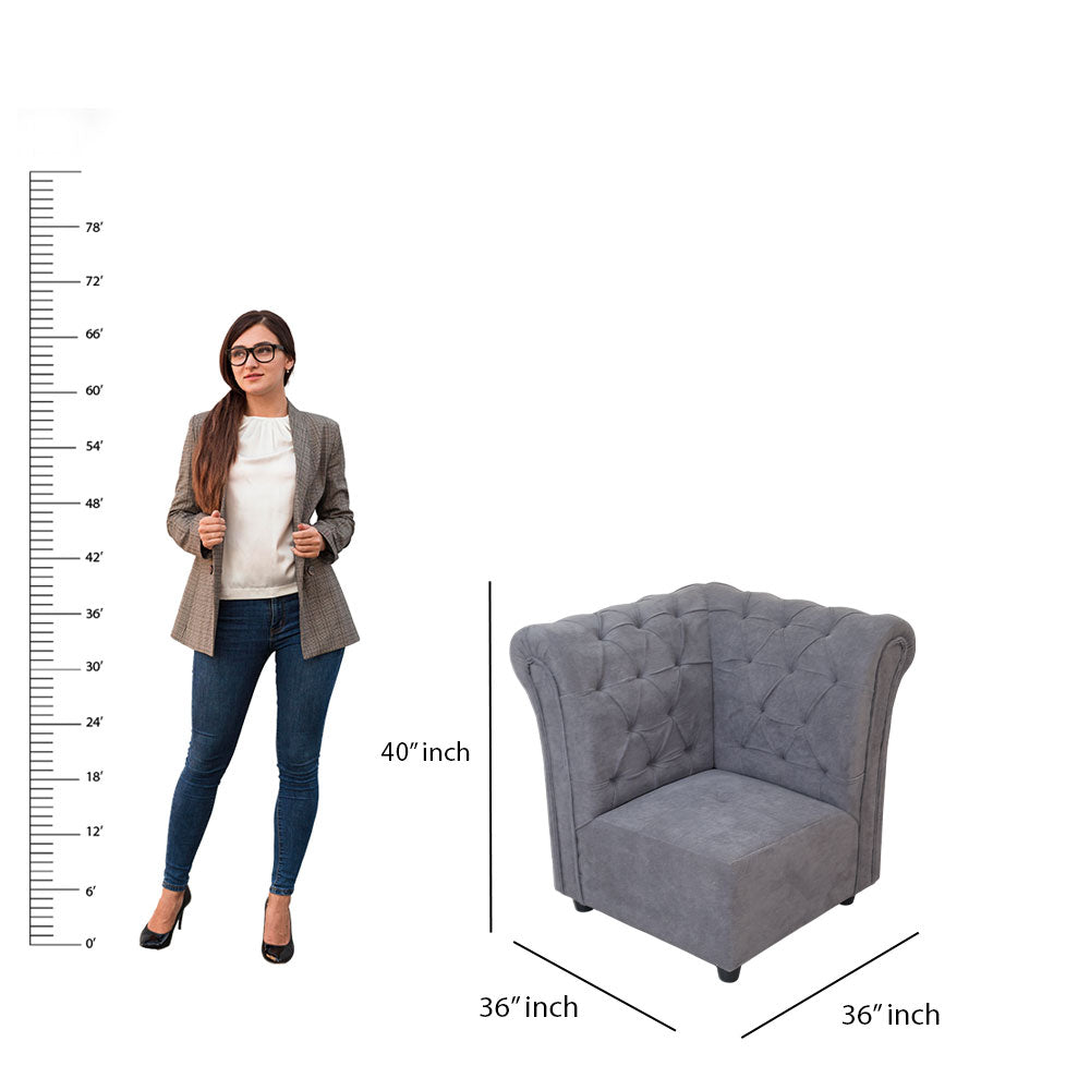 MAARK FABRIC CORNER SOFA 5 SEATER BMW