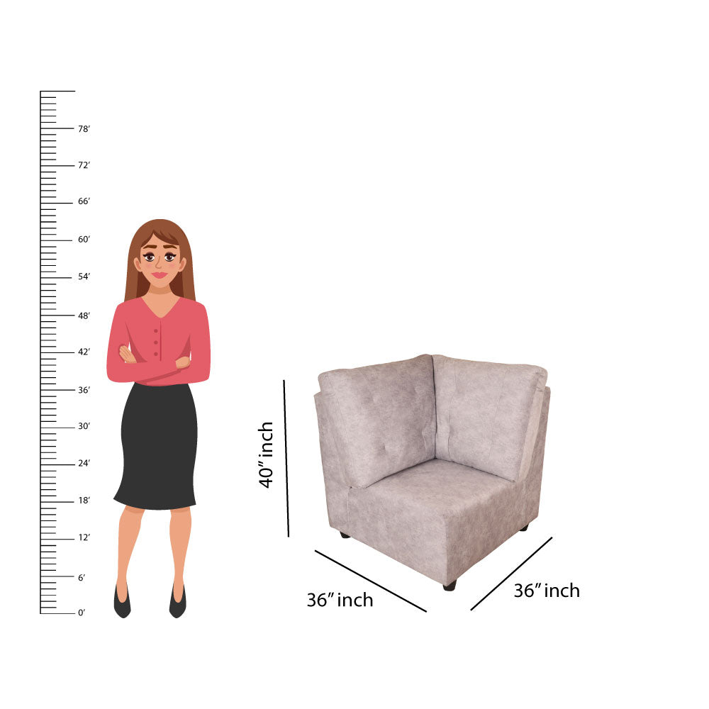 MAARK FABRIC CORNER SOFA 5 SEATER NEPTUNE