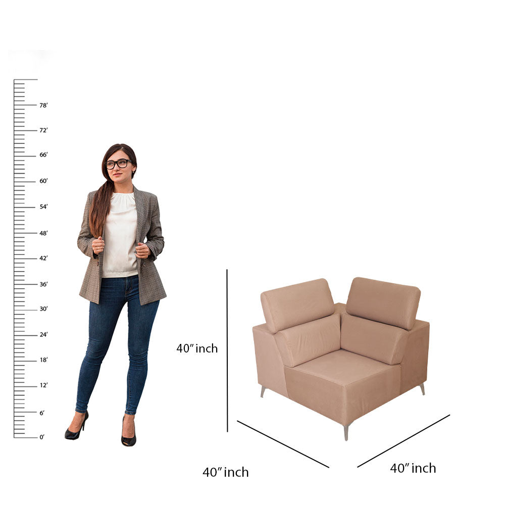 MAARK FABRIC CORNER SOFA 6 SEATER ROYCE