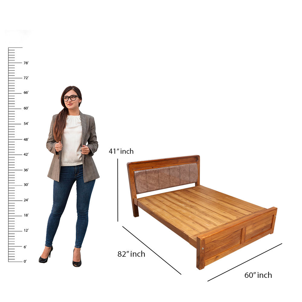 MAARK QUEEN SIZE BED (5*6.25) CUSHION WCF