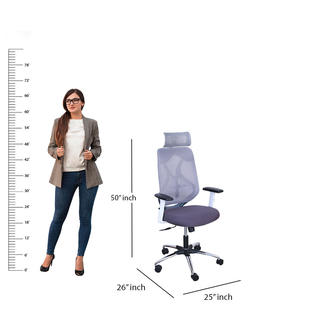 MAARK HIGH BACK OFFICE CHAIR ERGOLUX KIT (W&G) IAFA