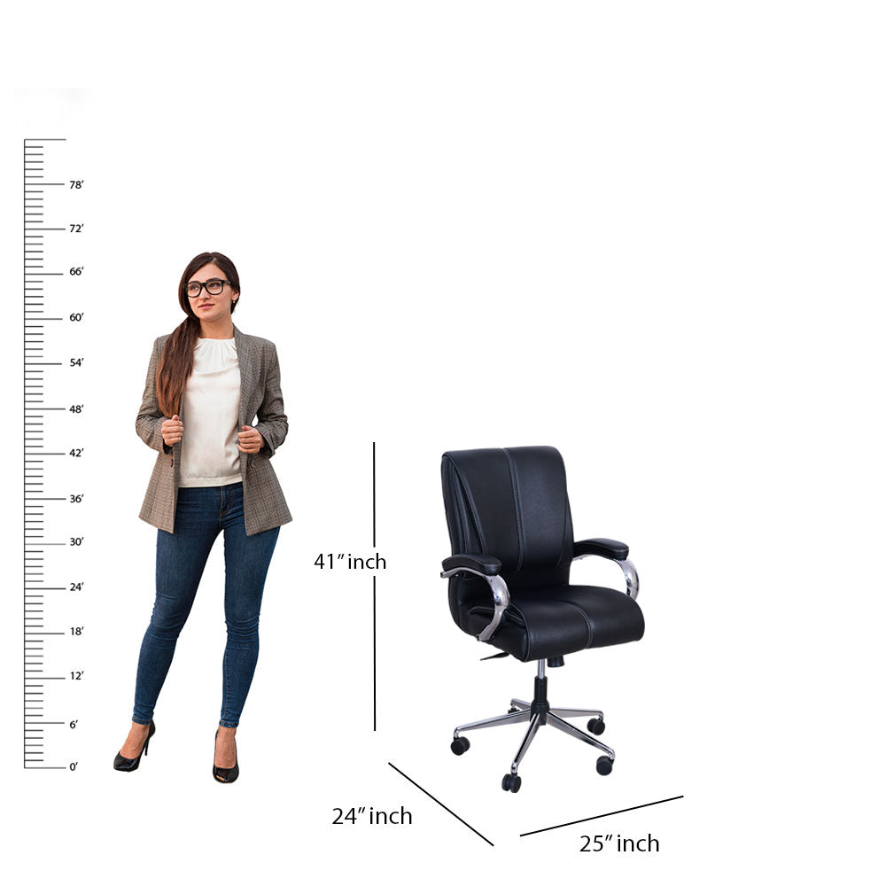 MAARK MEDIUM BACK OFFICE CHAIR CARINA BLACK IAFA