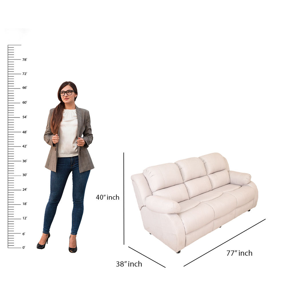MAARK MANUAL RECLINER FABRIC SOFA SET (3+2R) F211