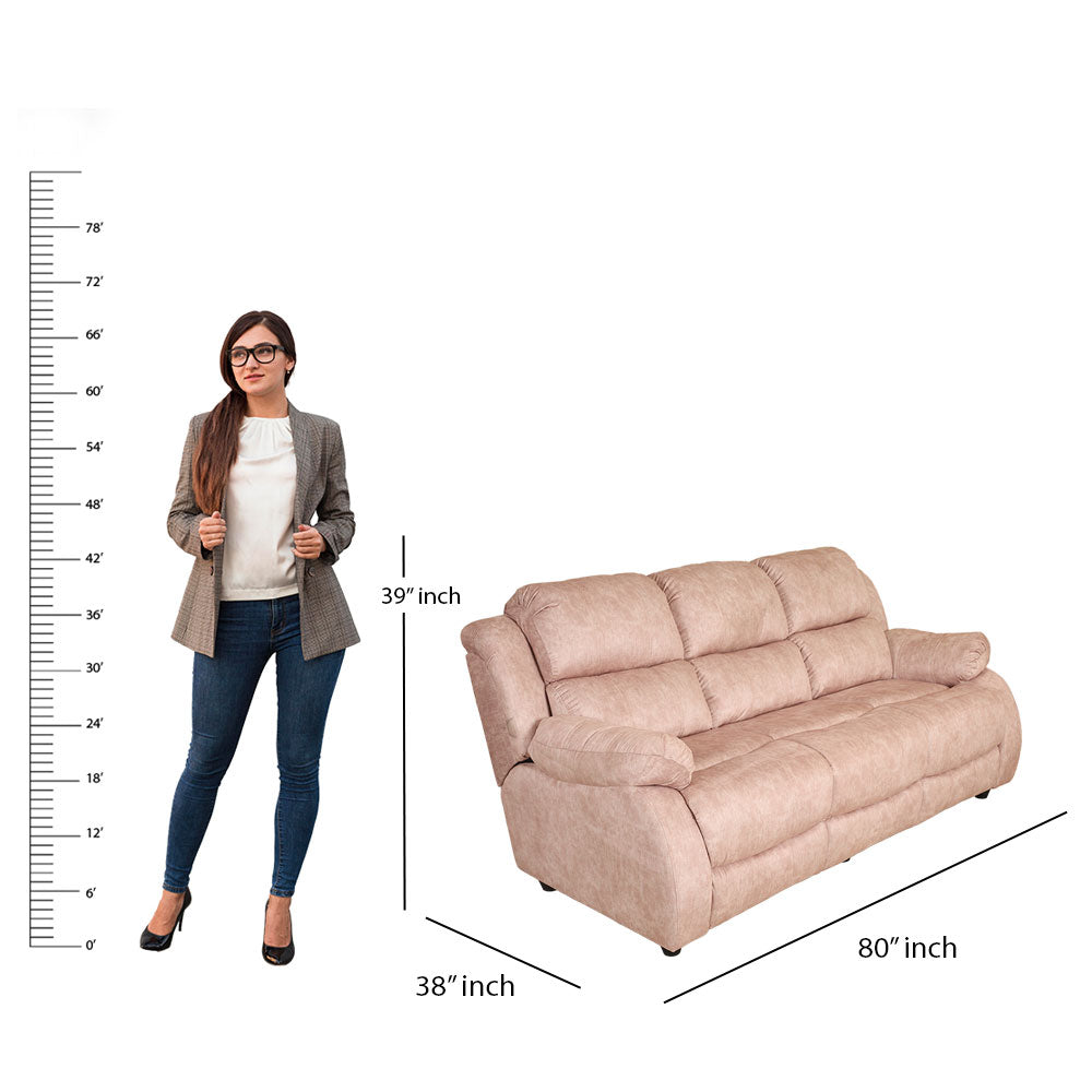 MAARK MOTORIZED RECLINER FABRIC SOFA SET (3+1R+1R) F211