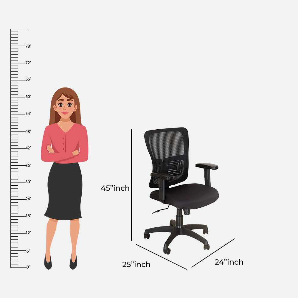 MAARK MEDIUM BACK OFFICE CHAIR VENTO DH