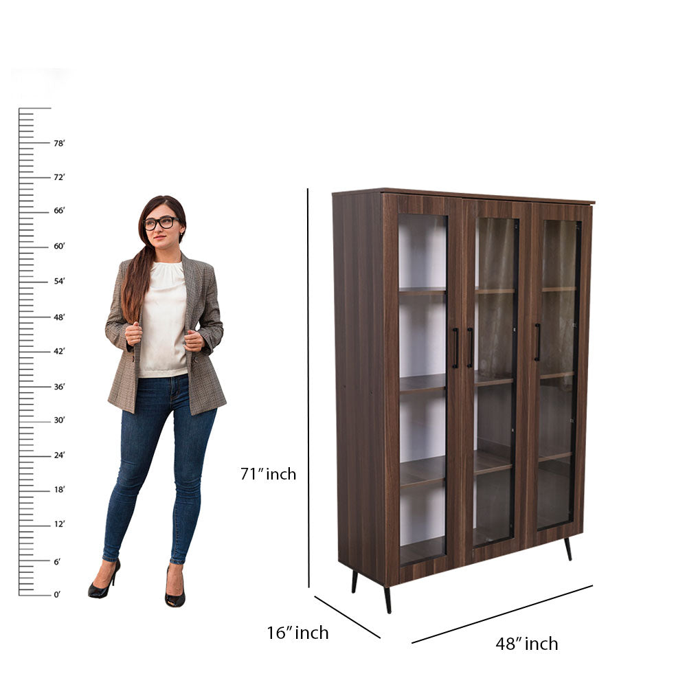 MAARK 3 DOOR BOOK SHELF 6*4 SATURN