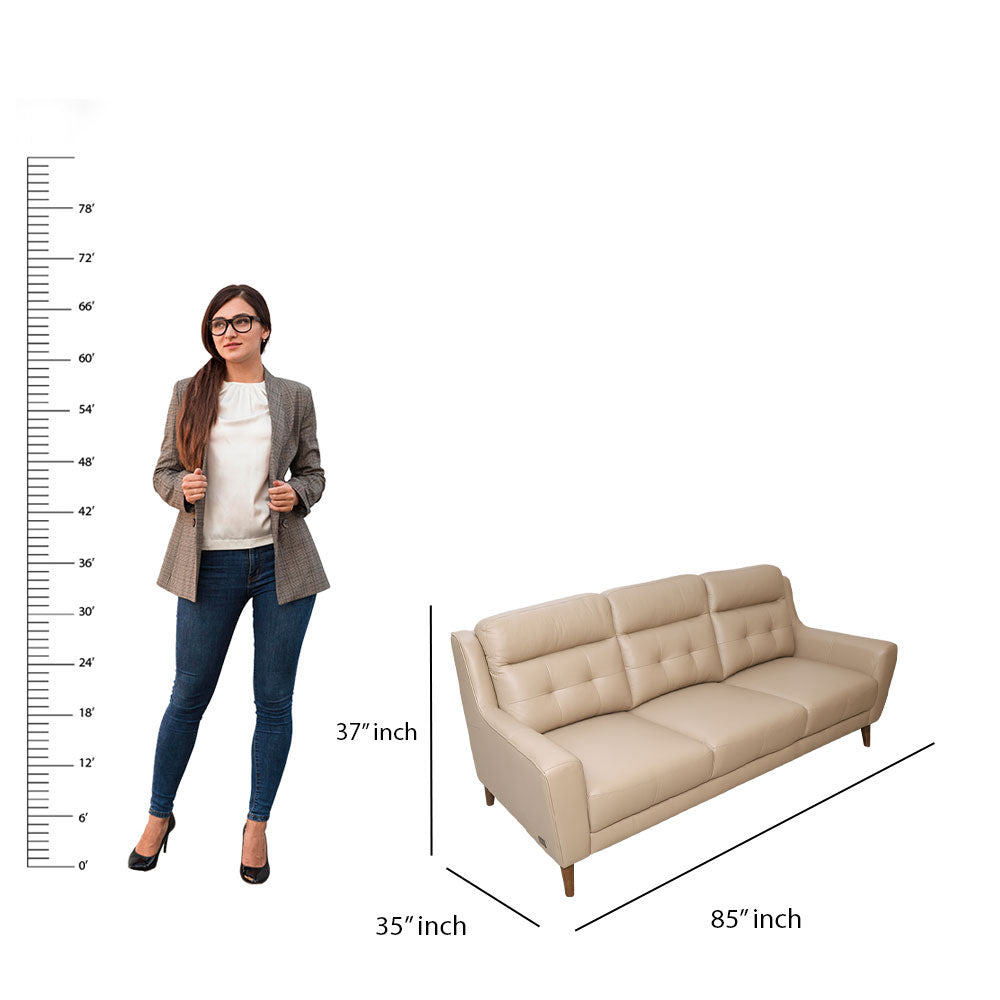 MAARK LEATHER SOFA SET (3+2) 6030 TAN ML