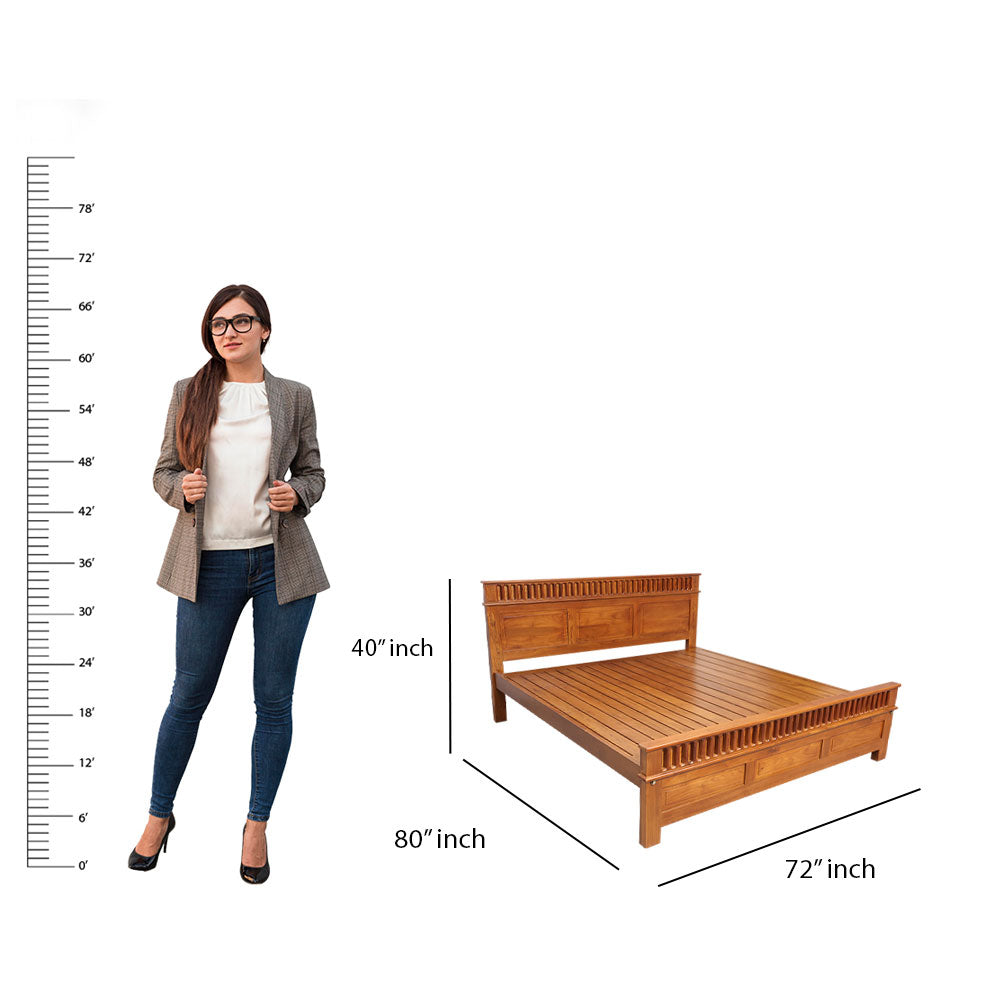 MAARK KING SIZE BED (6*6.25) 105 DC
