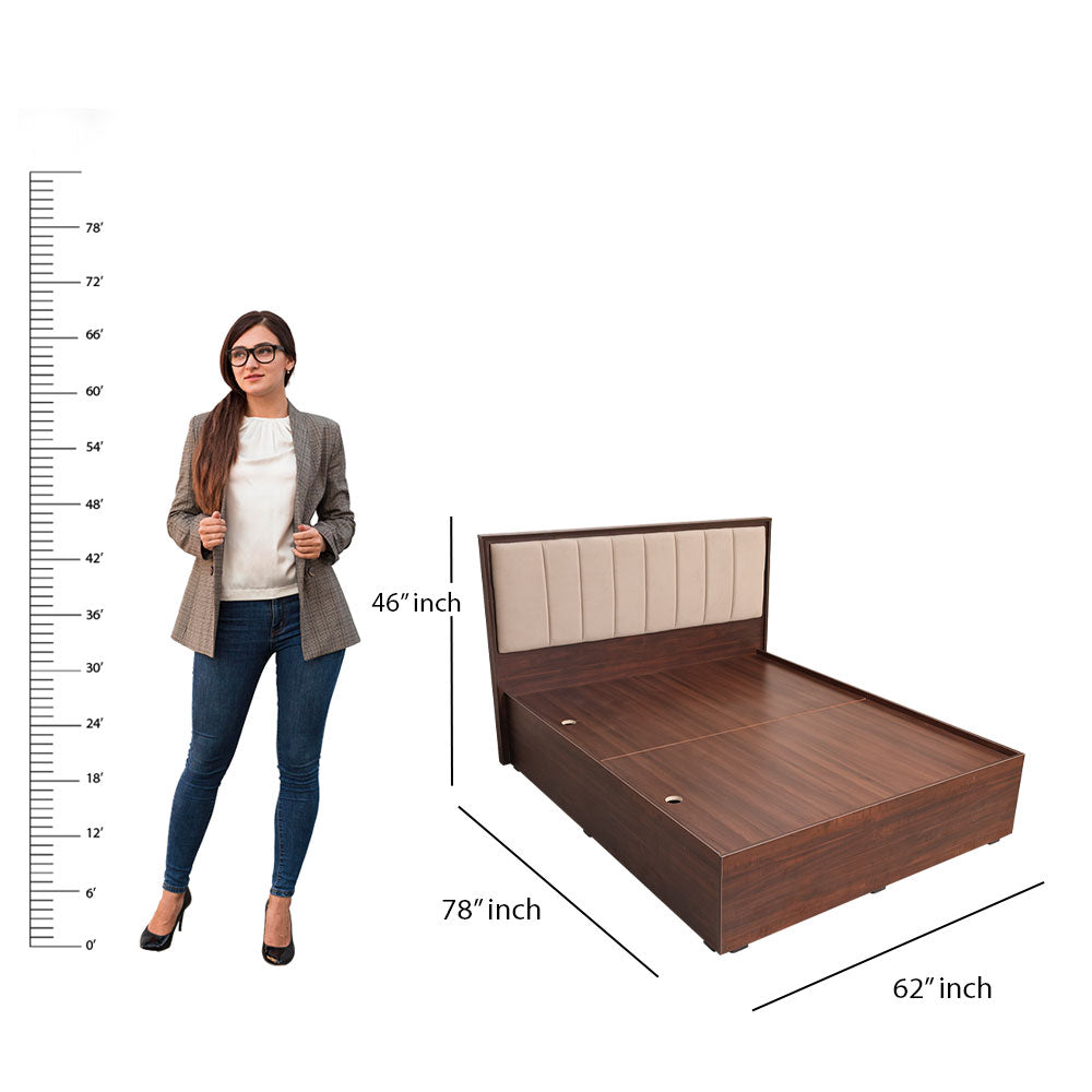 MAARK KING SIZE BED (75*72) MELBERY