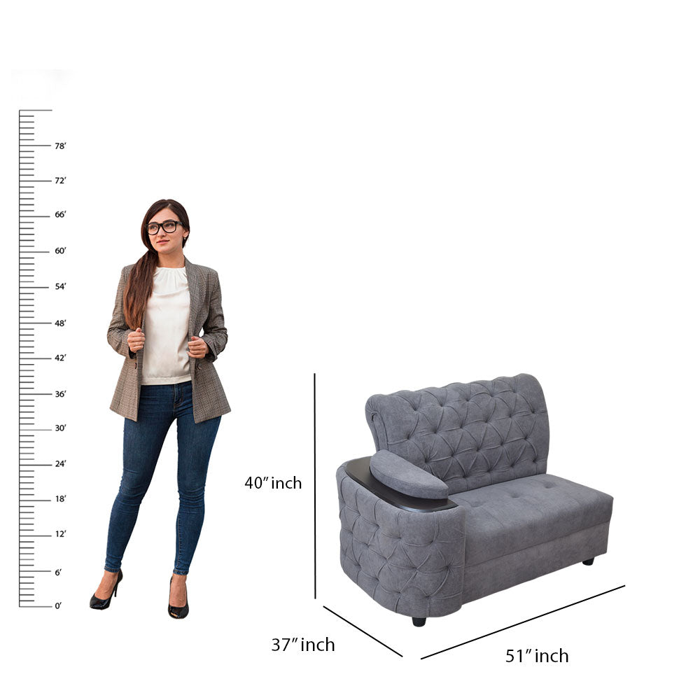 MAARK FABRIC CORNER SOFA 5 SEATER BMW