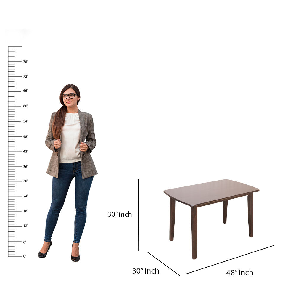 MAARK WOODEN TOP 4 SEATER DINING SET DODOT HT