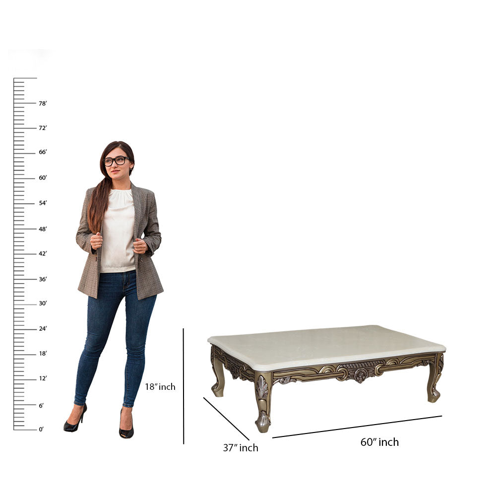 MAARK MARBLE TOP MARBLE COFFEE TABLE EGYPT BF