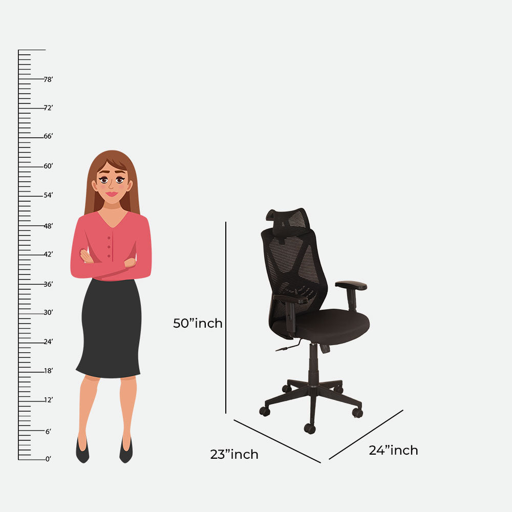 MAARK HIGH BACK OFFICE CHAIR YARIS DH