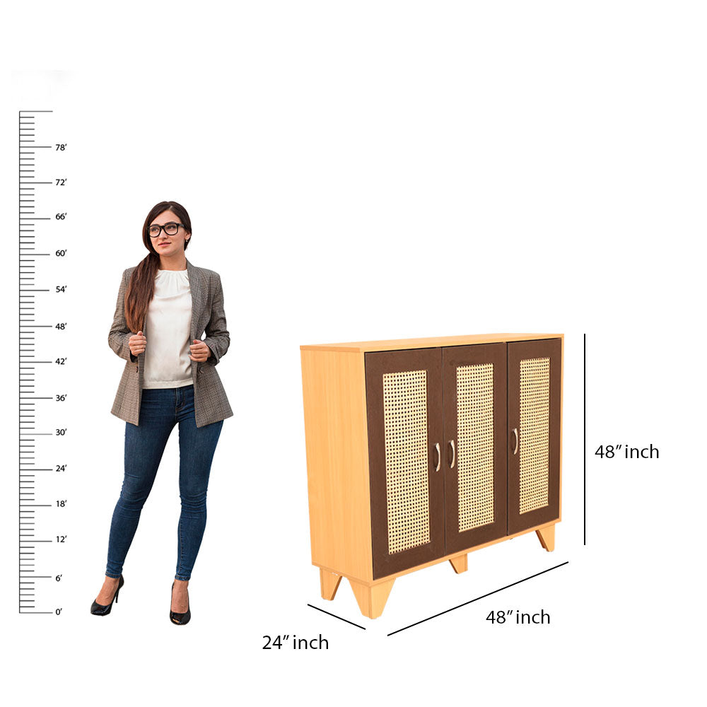 MAARK CANE SHOE RACK 4*4