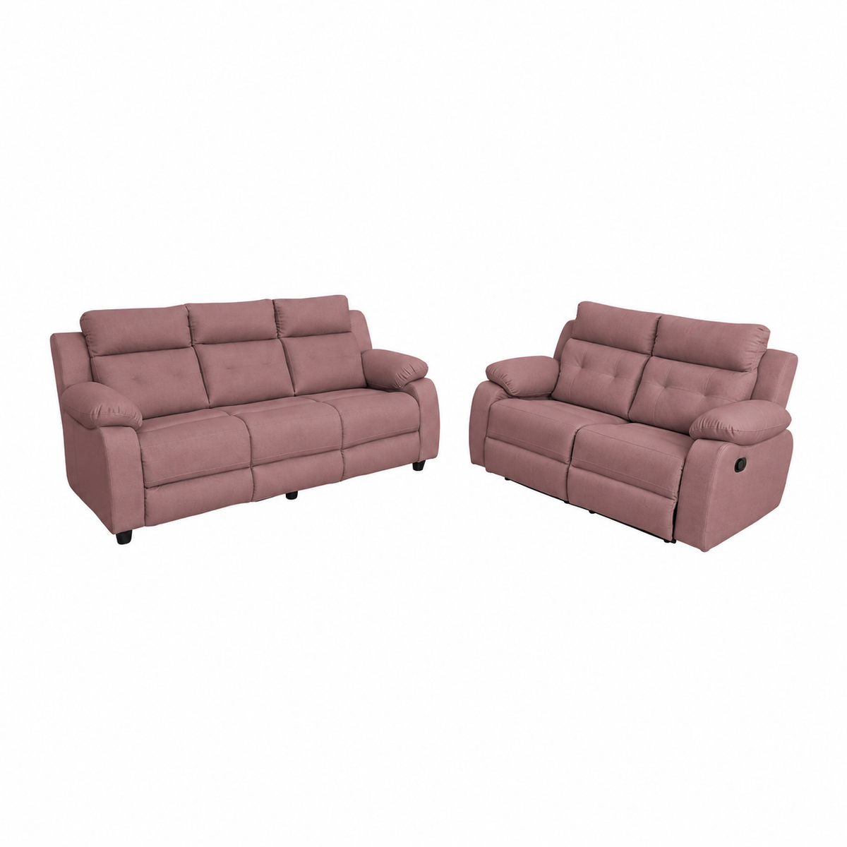 MAARK MANUAL RECLINER FABRIC SOFA SET (3+2R) GALAXY
