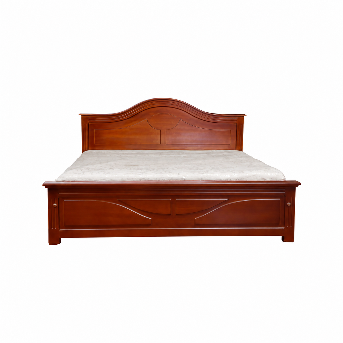 MAARK KING SIZE BED  GD ARCH TEAK COLOUR