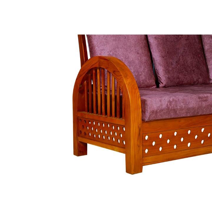 MAARK WOODEN CORNER SOFA 5 SEATER CYCLE CRAZY HOLL  BI