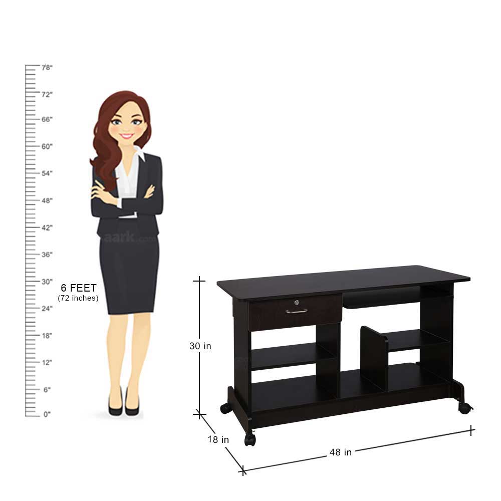 MAARK COMPUTER TABLE WITH DRAW 3*1.5