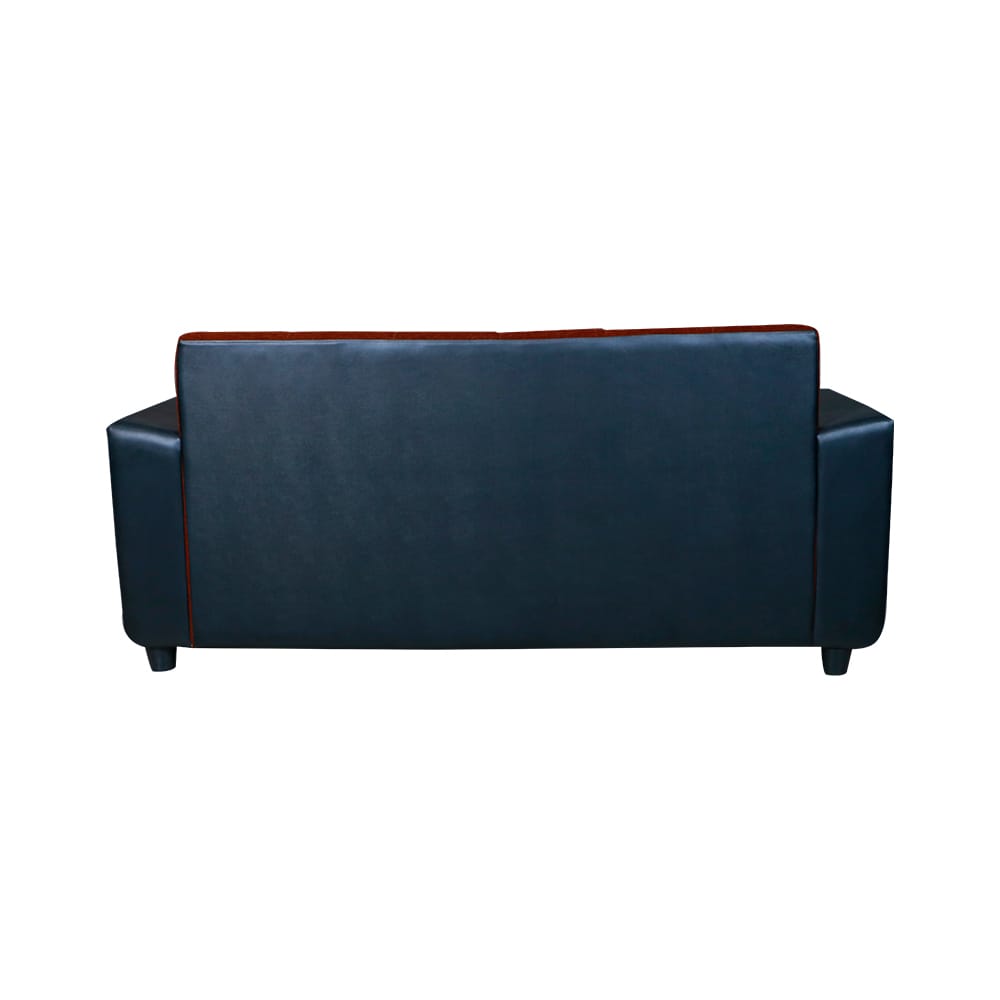 MAARK FABRIC THREE SEATER SOFA NEW MONTAIN RED COLOUR