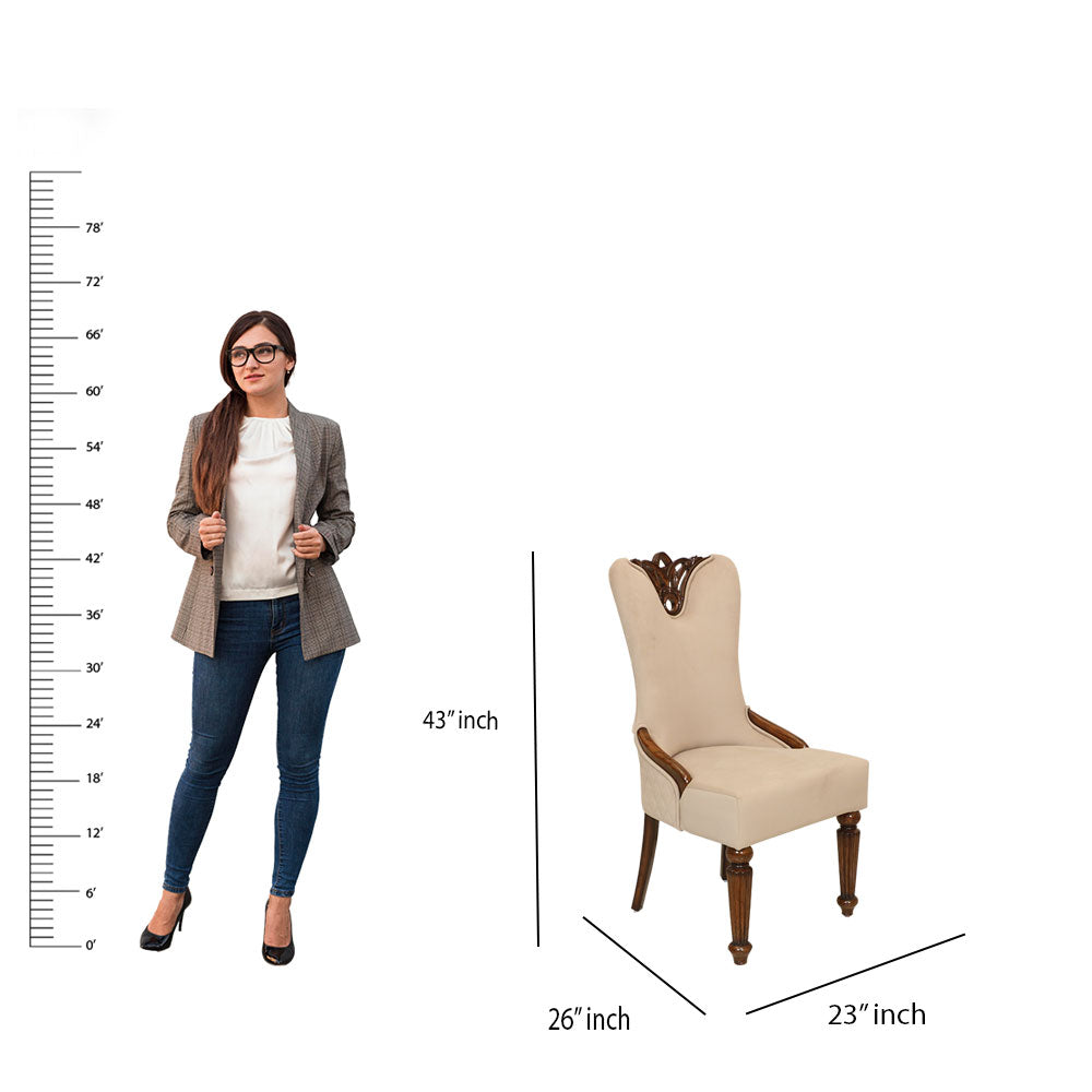 MAARK MARBLE TOP 6 SEATER DINING SET 6031 TD