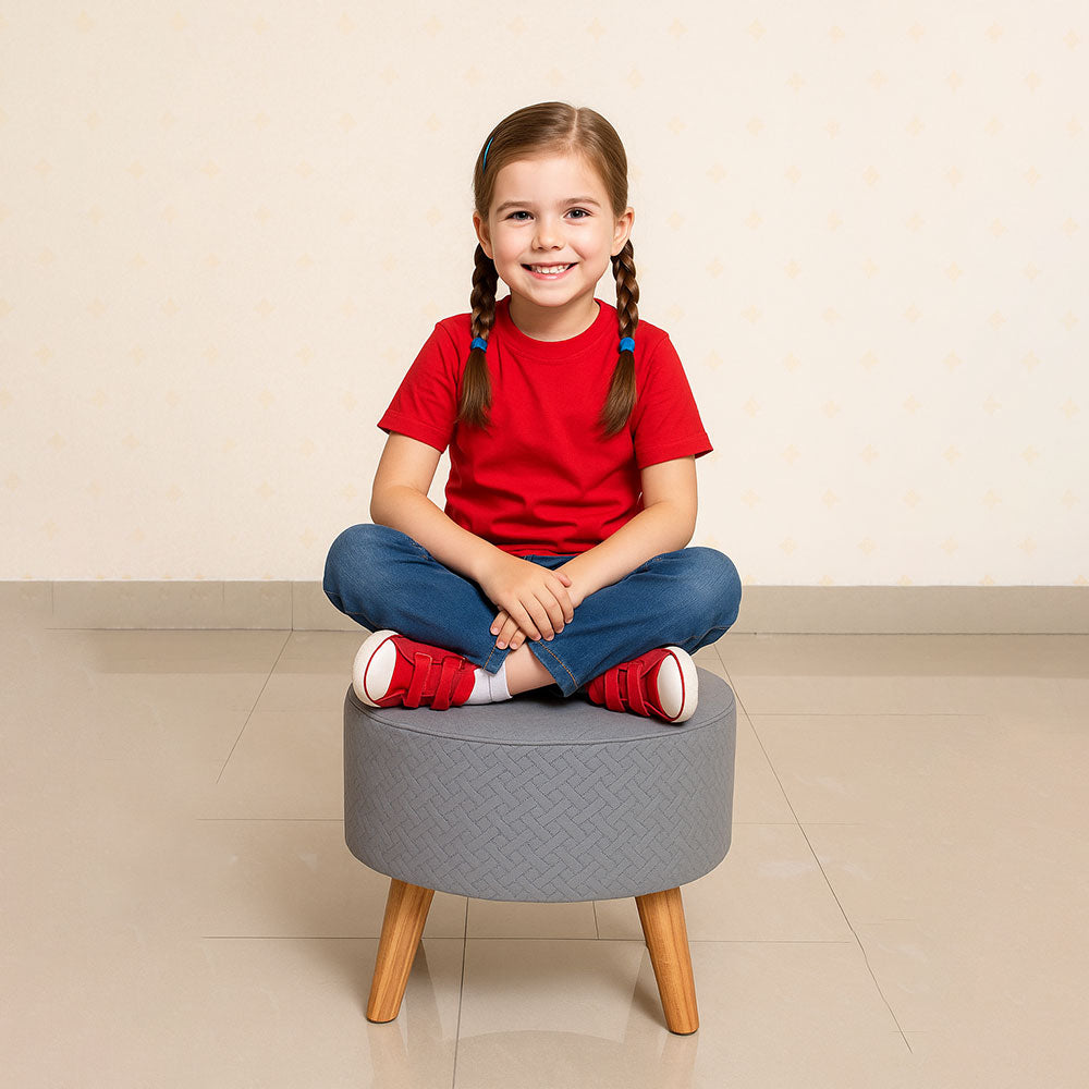 MAARK STOOL QUILTED LINO GRAY AO