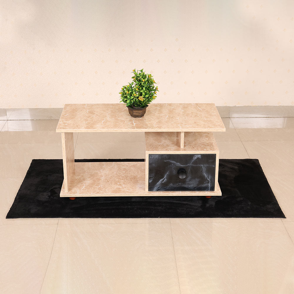 MAARK WOODEN FINISH COFFEE TABLE KUBERK