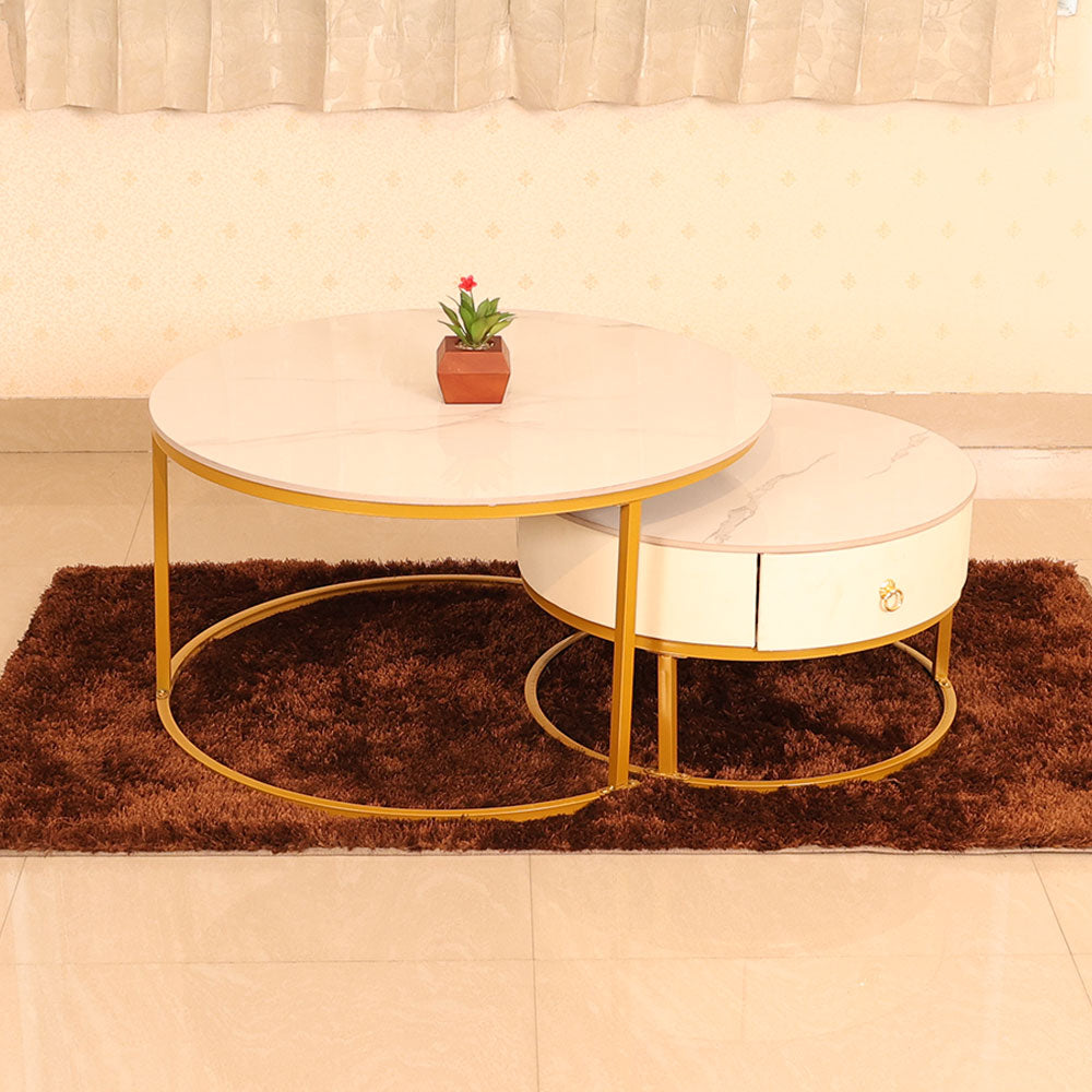 MAARK MARBLE TOP COFFEE TABLE Y203-1 HT