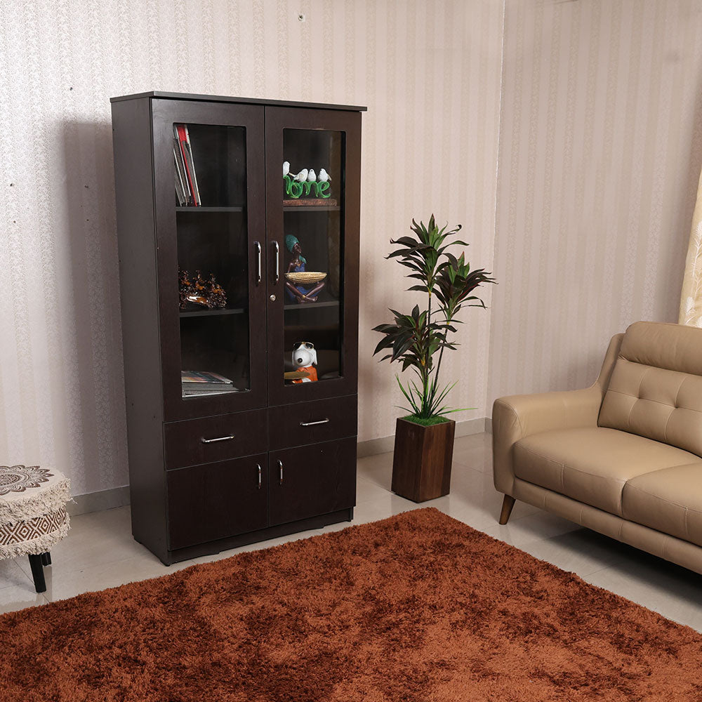 MAARK 2 DOOR BOOK SHELF