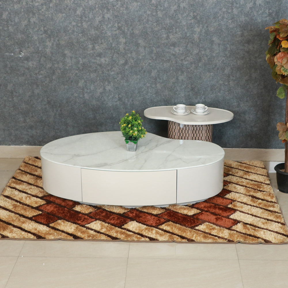 MAARK GLASS TOP COFFEE TABLE 616 HT