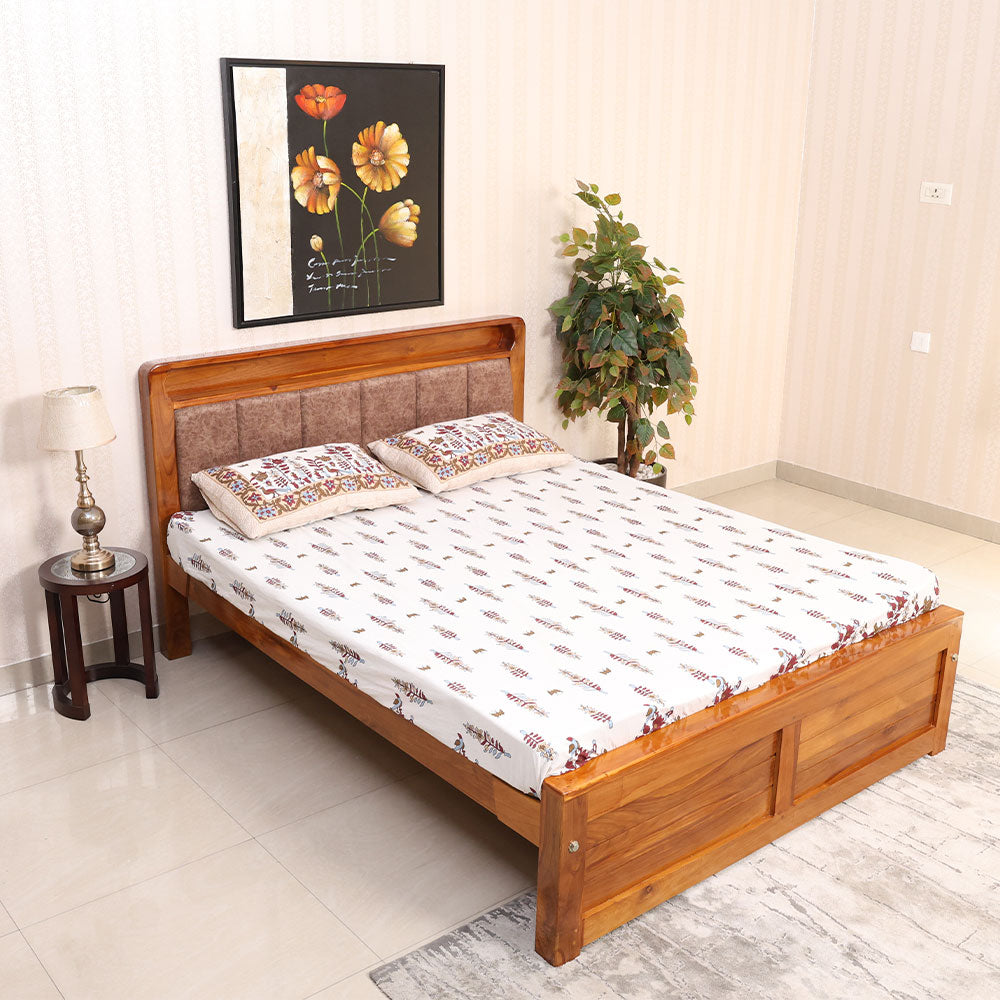 MAARK QUEEN SIZE BED (5*6.25) CUSHION WCF