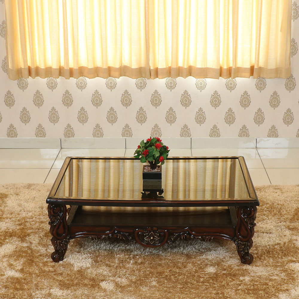 MAARK GLASS TOP COFFEE TABLE 008 TD