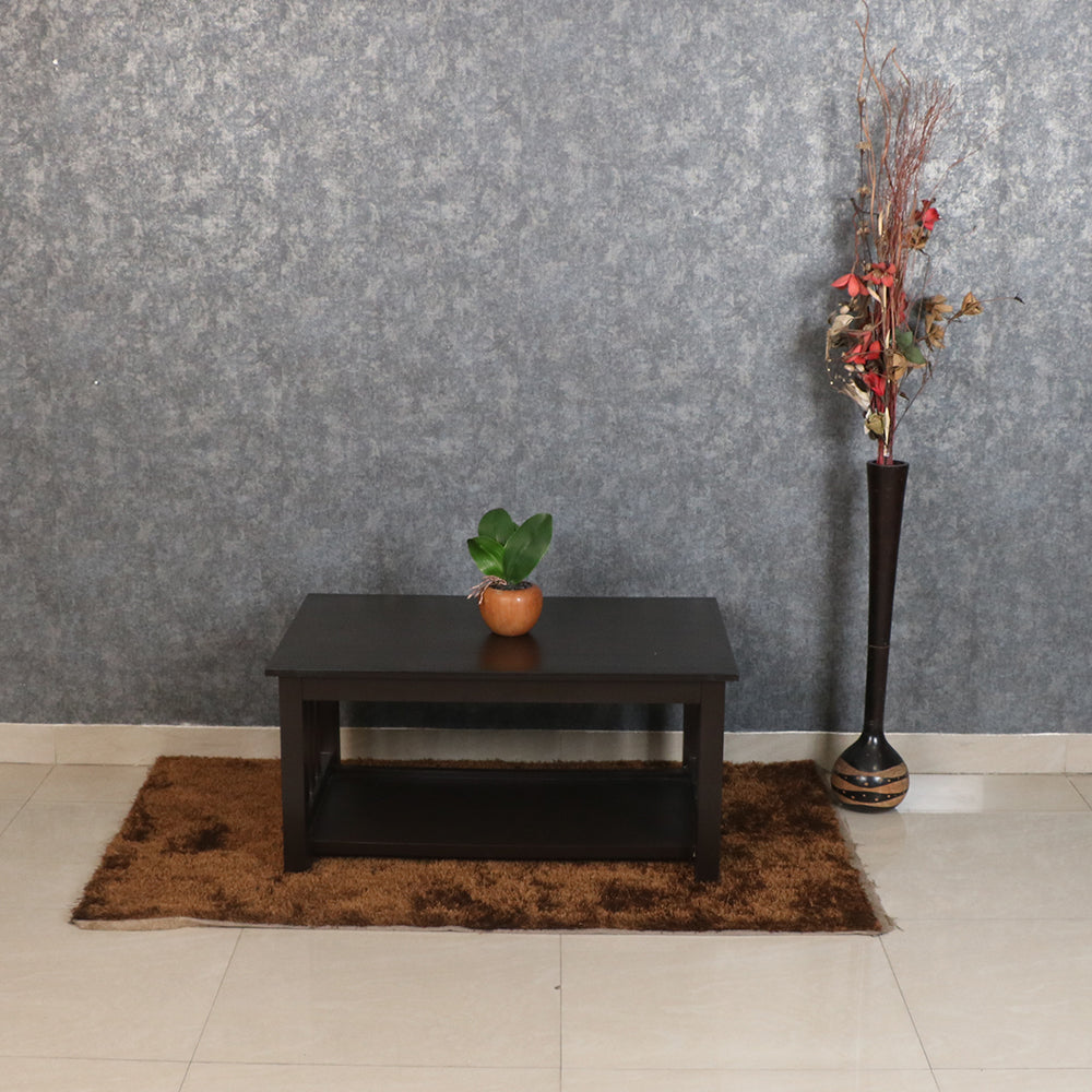 MAARK WOODEN FINISH M3 COFFEE TABLE WALNUT COLOUR