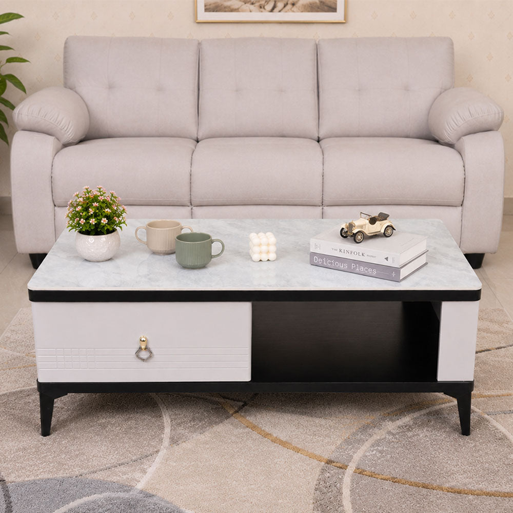 MAARK MARBLE TOP COFFEE TABLE K03-1200