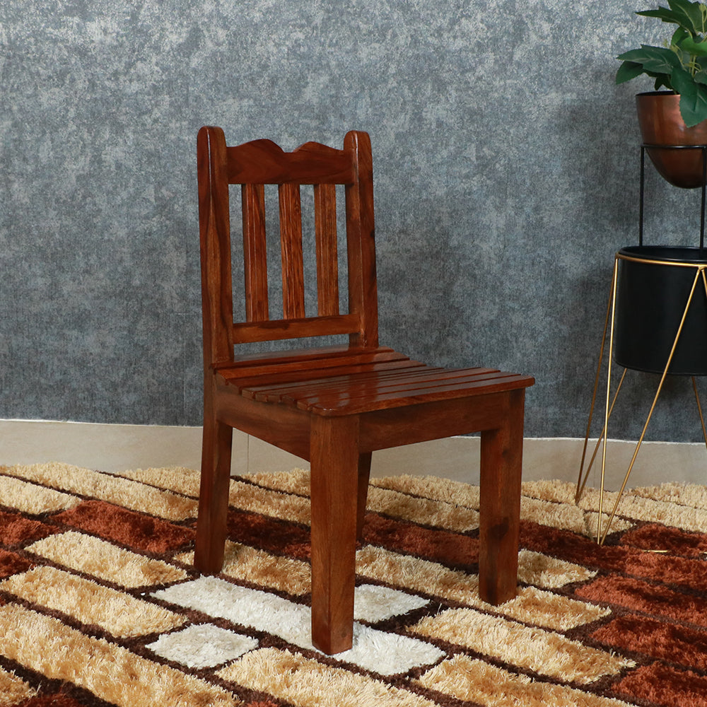 MAARK SHEESHAM WOOD CHILDREN CHAIR 2044 NATURAL FINISH SV