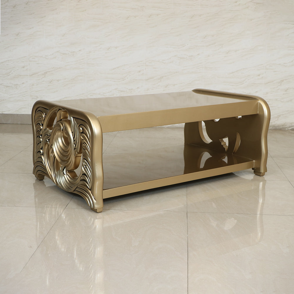 MAARK GLASS TOP COFFEE TABLE CLASSIC SM