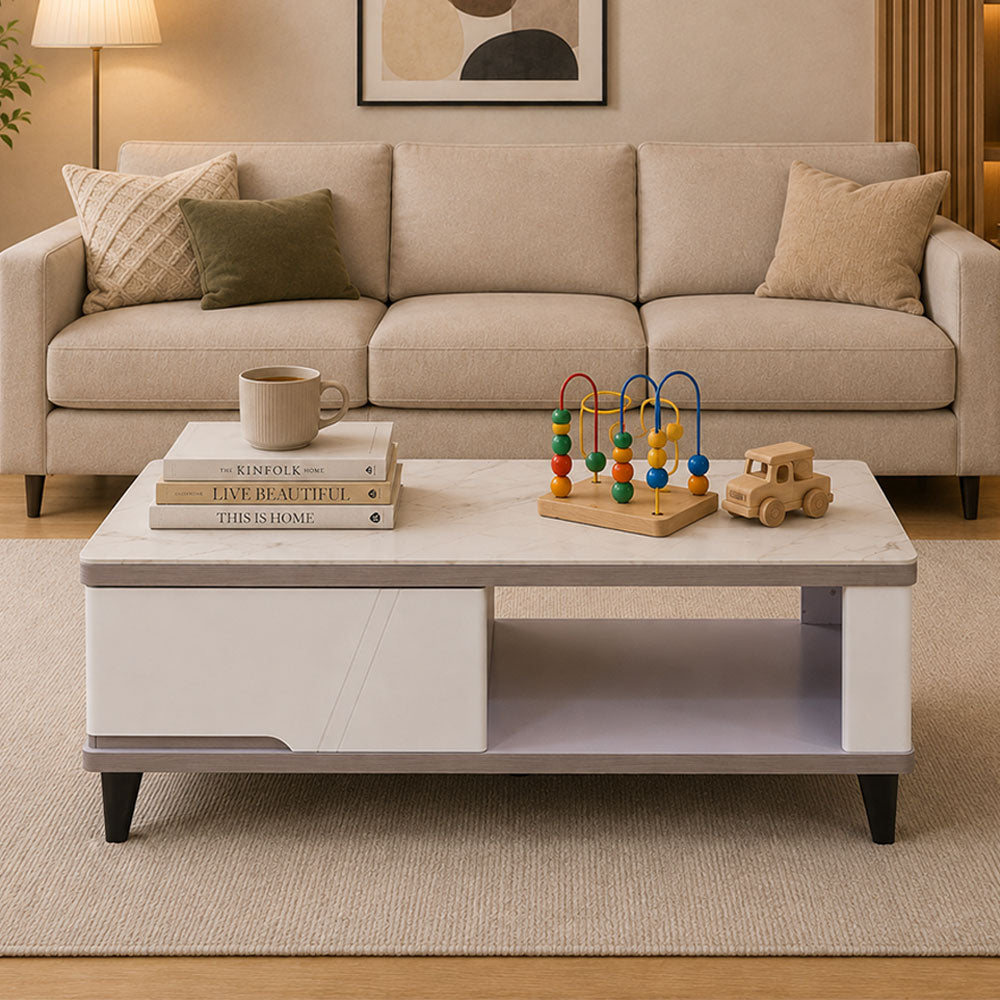 MAARK GLASS TOP COFFEE TABLE F68-12 HT