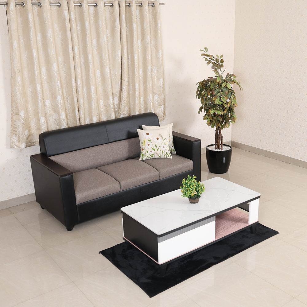 MAARK FABRIC THREE SEATER SOFA INDROYAL