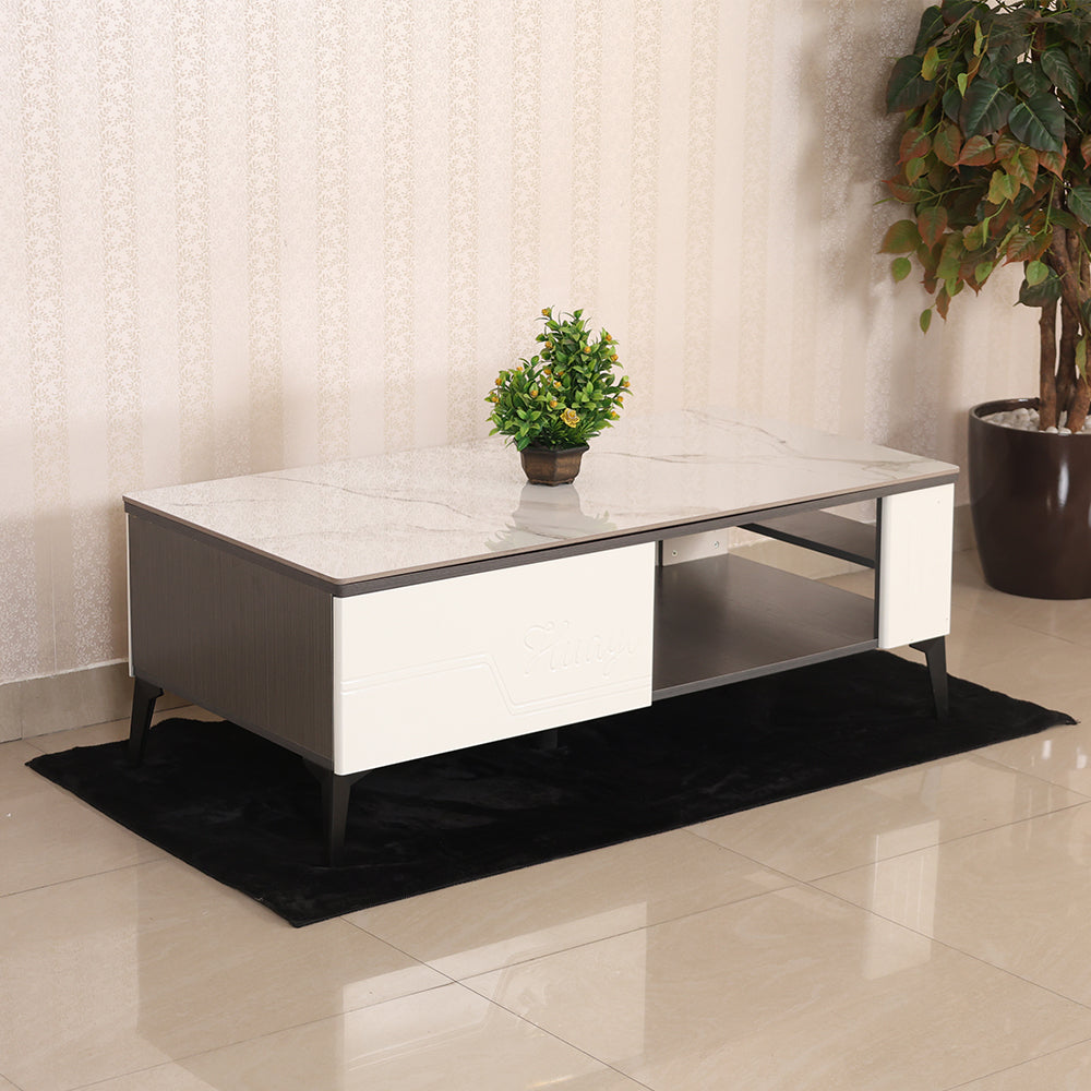 MAARK MARBLE TOP COFFEE TABLE 9112 HT
