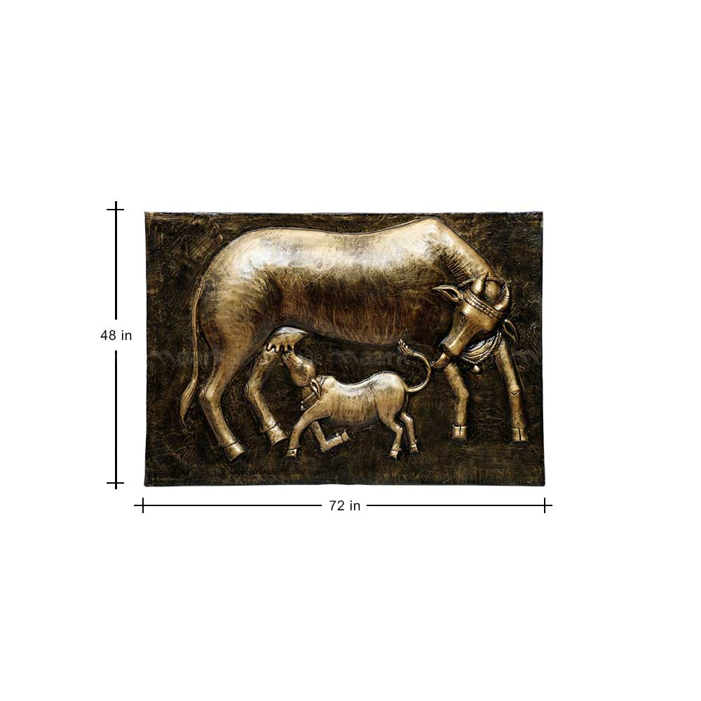 MAARK KAMADENU PASHU WALL MURAL AI