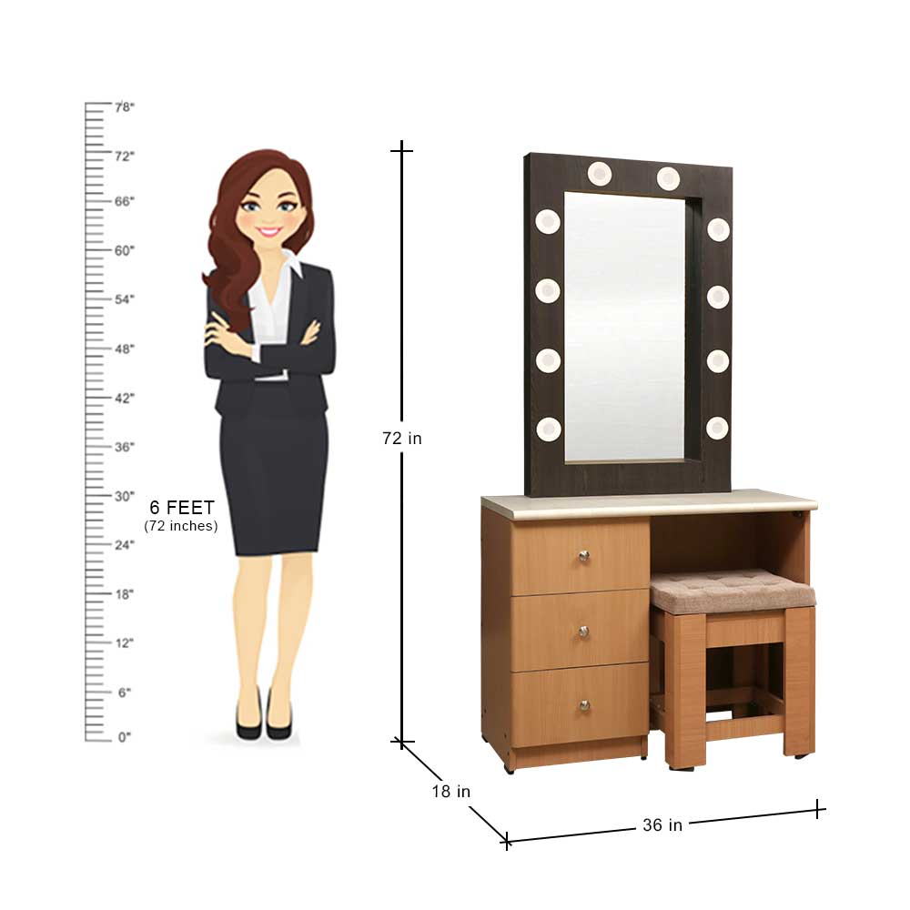 MAARK LIGHT DRESSING TABLE