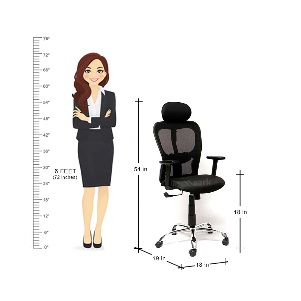 MAARK MEDIUM BACK OFFICE CHAIR DUNE MS 014 DH