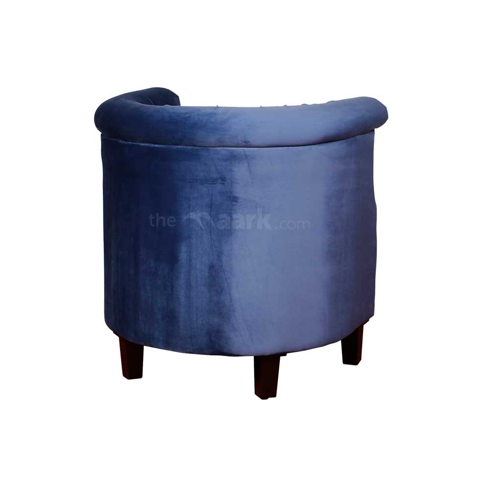 MAARK FABRIC SINGLE SEATER SOFA C TYPE LUX BLUE COLOUR