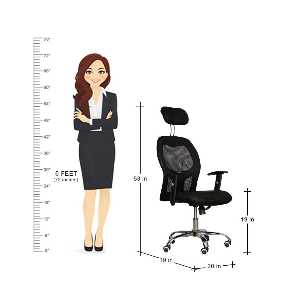 MAARK HIGH BACK OFFICE CHAIR 323 HT