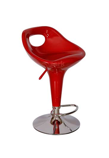 MAARK BAR STOOL 130 RED COLOUR HT