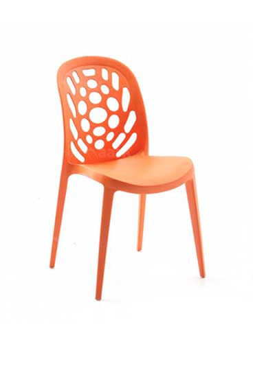 MAARK CAFE CHAIR A320 ORANGE COLOUR HT